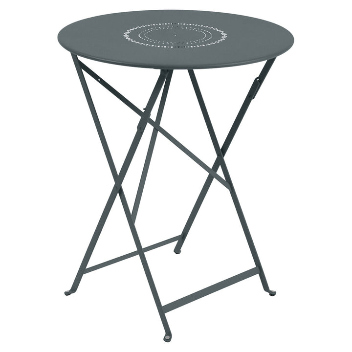 Floreal Perforated Table 24" - Fermob - Outdoor Furniture - Storm Grey - HORNE