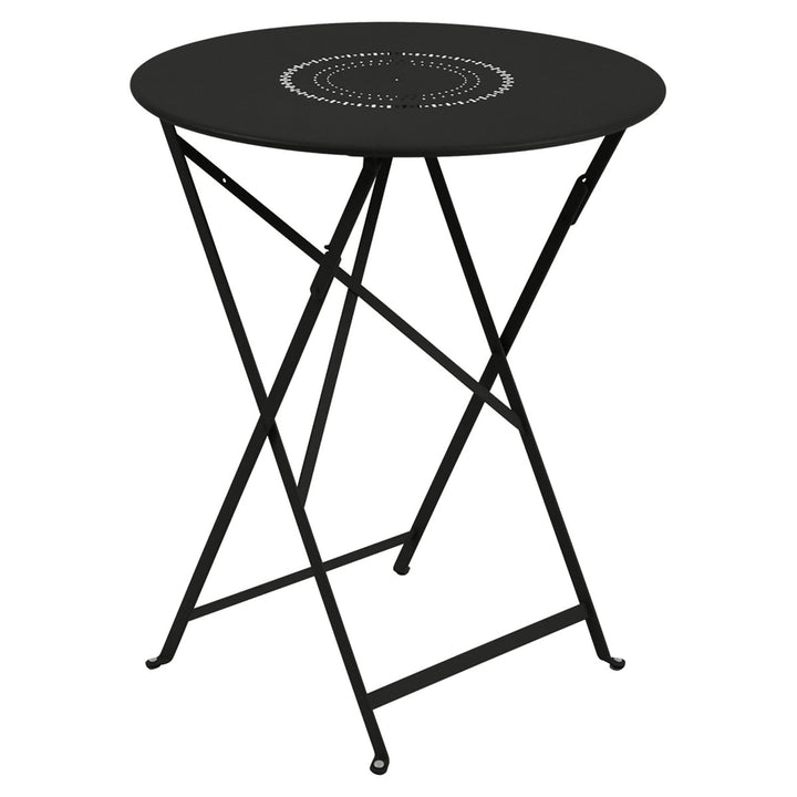Floreal Perforated Table 24" - Fermob - Outdoor Furniture - Liquorice - HORNE