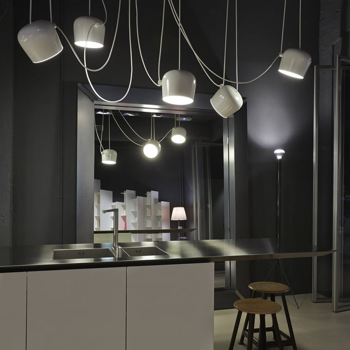 Flos AIM Multi - Pendant Canopy - Flos - Pendants - White - HORNE