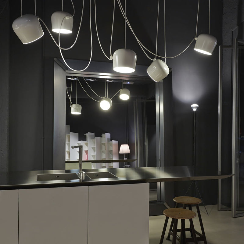 Flos AIM Multi - Pendant Canopy - Flos - Pendants - White - HORNE