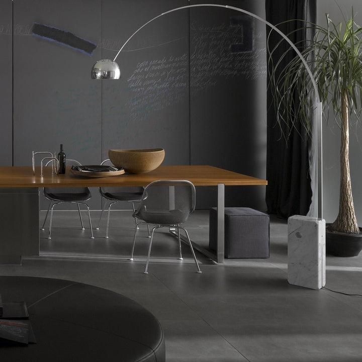 Horne Flos Arco Modern Arc Overarching Floor Lamp