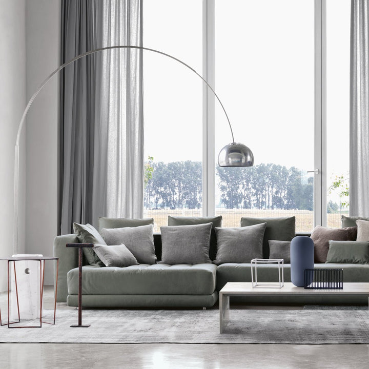 Horne Flos Arco Modern Arc Overarching Floor Lamp