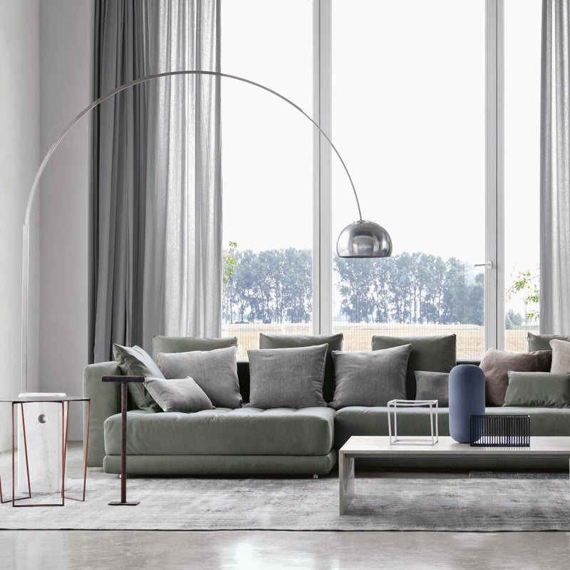 Horne Flos Arco Modern Arc Overarching Floor Lamp