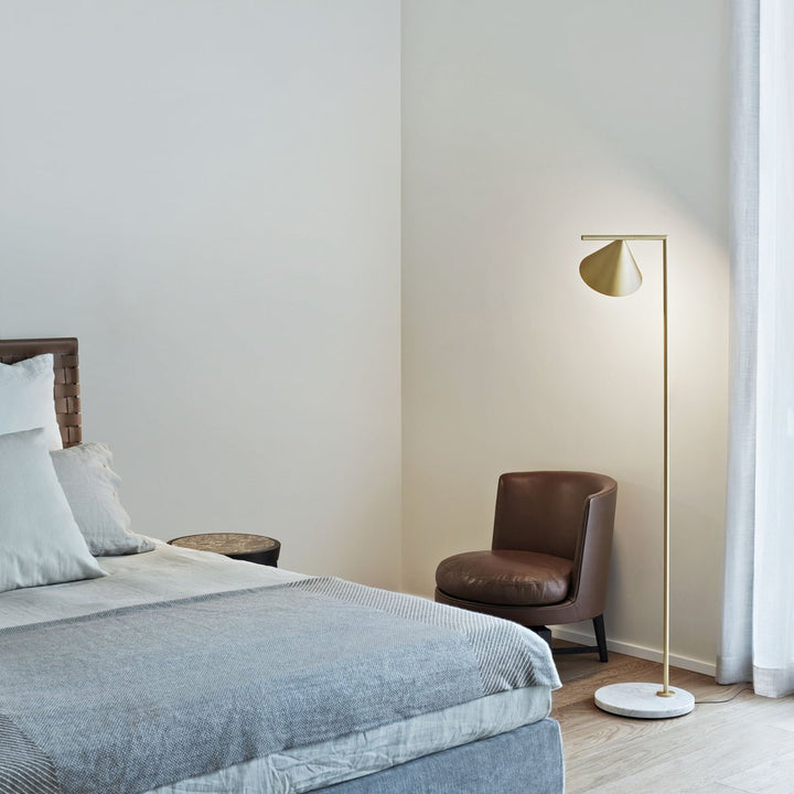Flos Captain Flint Floor Lamp - Flos - Floor Lamp - Brass - HORNE