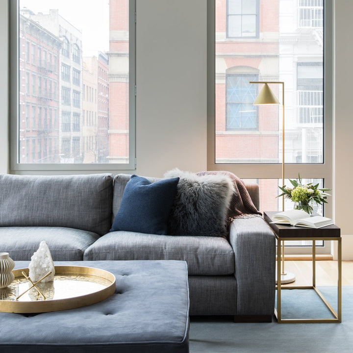 Flos Captain Flint Floor Lamp - Flos - Floor Lamp - Brass - HORNE