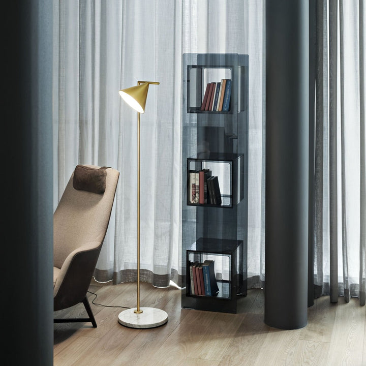 Flos Captain Flint Floor Lamp - Flos - Floor Lamp - Brass - HORNE