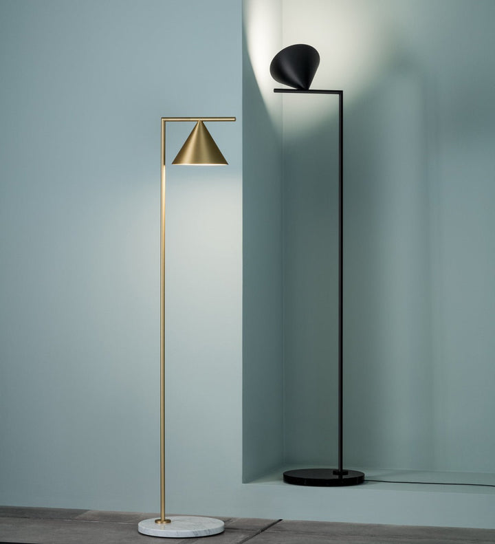 Flos Captain Flint Floor Lamp - Flos - Floor Lamp - Brass - HORNE
