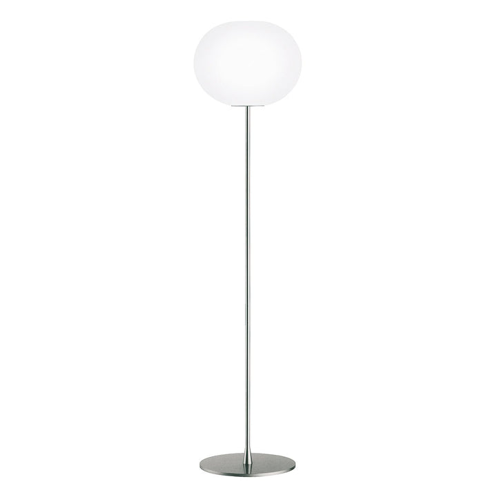 Flos Glo - Ball Dimmable Floor Lamp - Large/F3 - Flos - Floor Lamps - Silver - F3: 72.83" - HORNE