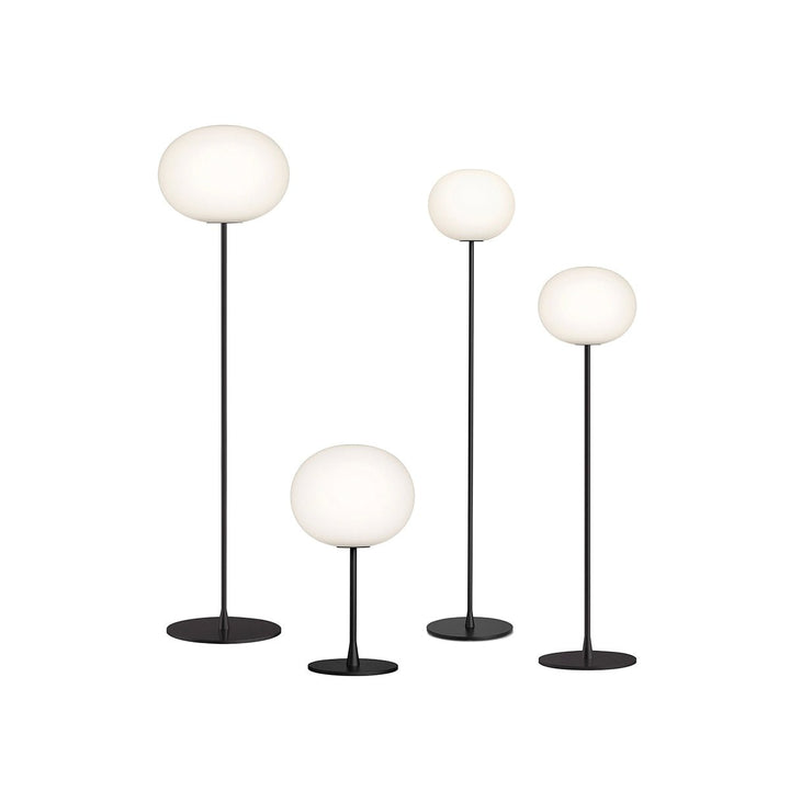 Flos Glo - Ball Dimmable Floor Lamp - Large/F3 - Flos - Floor Lamps - Matte Black - F3: 72.83" - HORNE