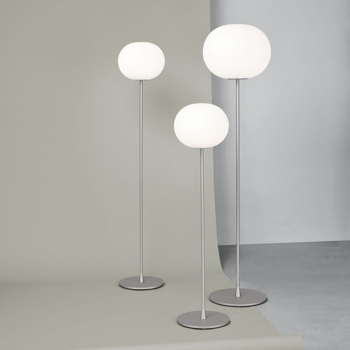Flos Glo - Ball Dimmable Floor Lamp - Large/F3 - Flos - Floor Lamps - Matte Black - F3: 72.83" - HORNE
