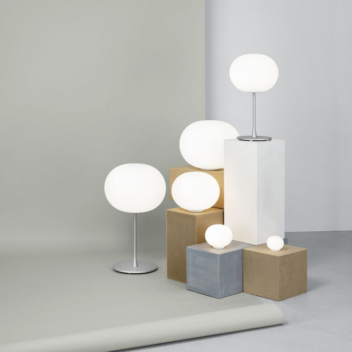 Flos Glo - Ball Modern Dimmable Table Lamp - Flos - Table + Task - Matte Black - T1 - 13" D - HORNE