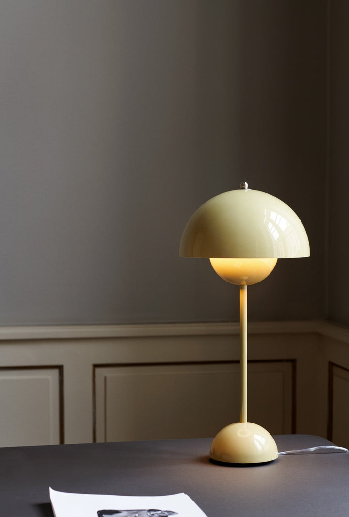 Flowerpot VP3 Table Lamp - &Tradition - Table + Task - Polished Brass - HORNE