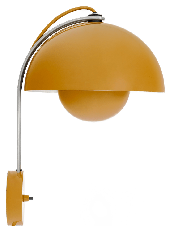 Flowerpot VP8 Wall Lamp - &Tradition - Wall Sconces - Mustard - HORNE