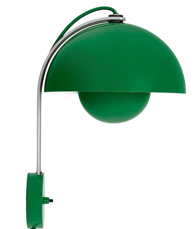 Flowerpot VP8 Wall Lamp - &Tradition - Wall Sconces - Signal Green - HORNE