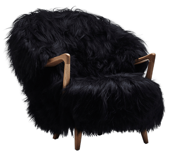 Fluffy Lounge Chair - Eikund - Chairs - White Oiled Oak - Natural White - HORNE