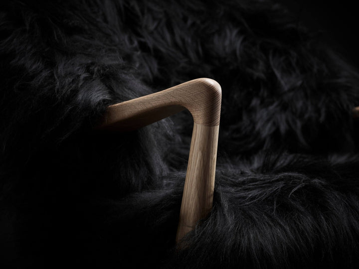 Fluffy Lounge Chair - Eikund - Chairs - White Oiled Oak - Natural White - HORNE