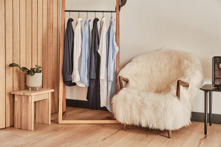 Fluffy Lounge Chair - Eikund - Chairs - White Oiled Oak - Natural White - HORNE