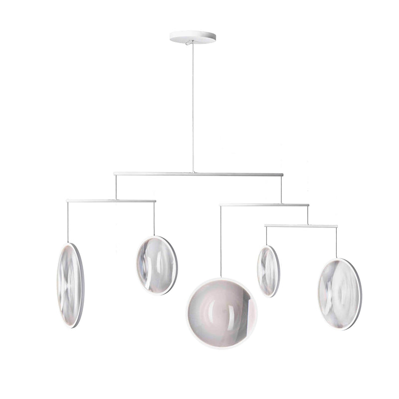 Focus Chandelier - DCW Editions - Chandeliers - 3 Discs - Black - HORNE