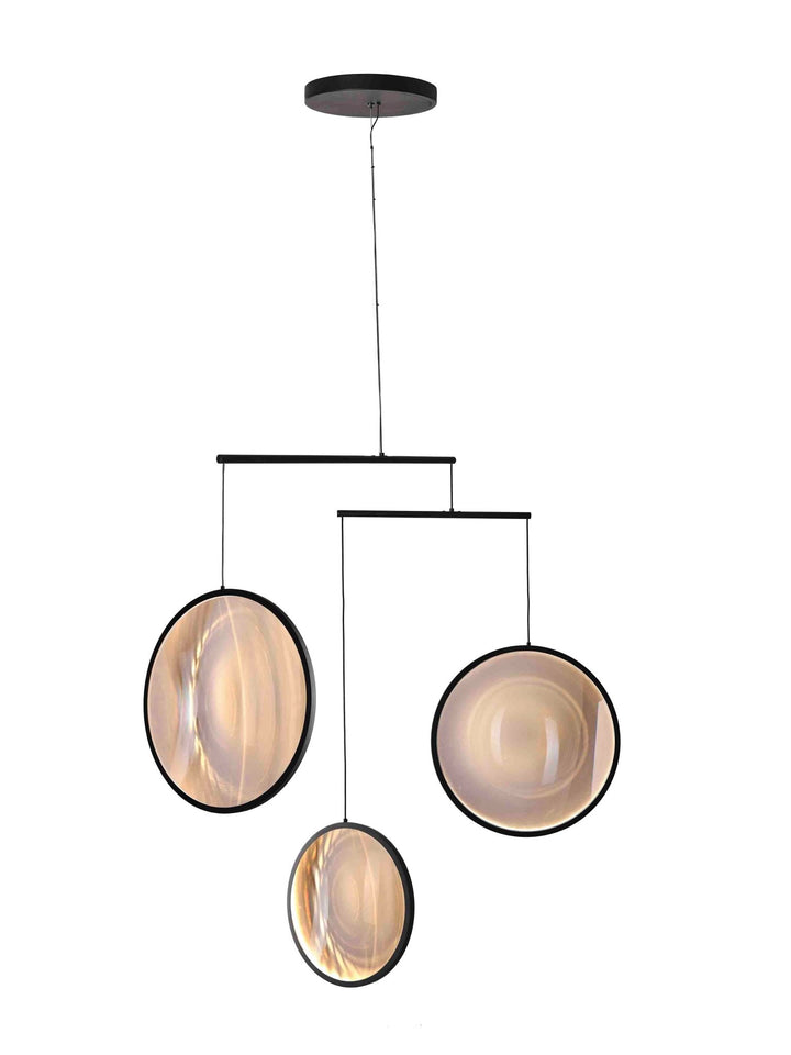 Focus Chandelier - DCW Editions - Chandeliers - 3 Discs - White - HORNE