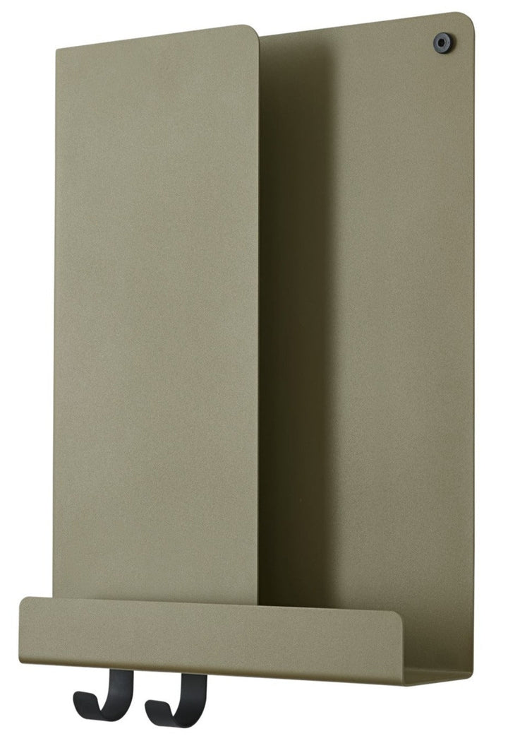 Folded Shelves - Muuto - Shelving - Tall - Olive - HORNE
