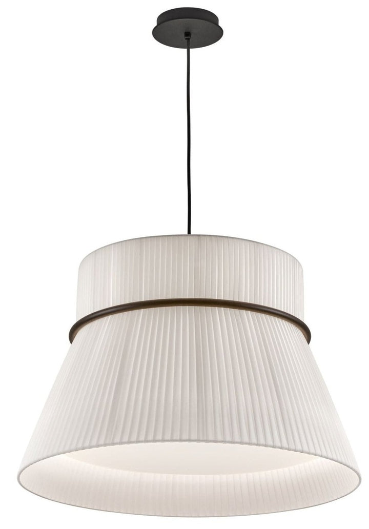 Folie S/60 Pendant Light - Bover - Pendants - Black Frame/ White Shade - HORNE