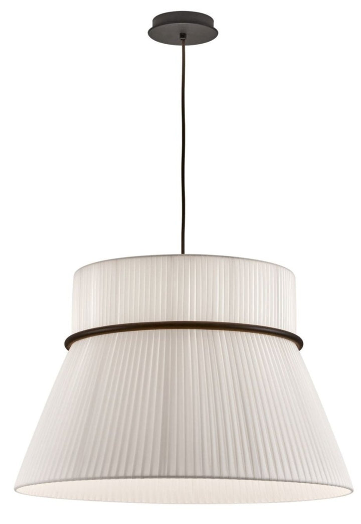 Folie S/60 Pendant Light - Bover - Pendants - Black Frame/ White Shade - HORNE