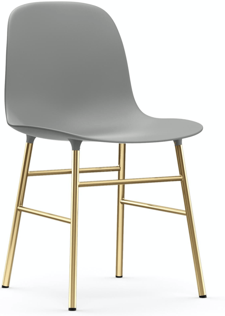 Form Chair - Brass - Normann Copenhagen - Chairs - Grey - HORNE