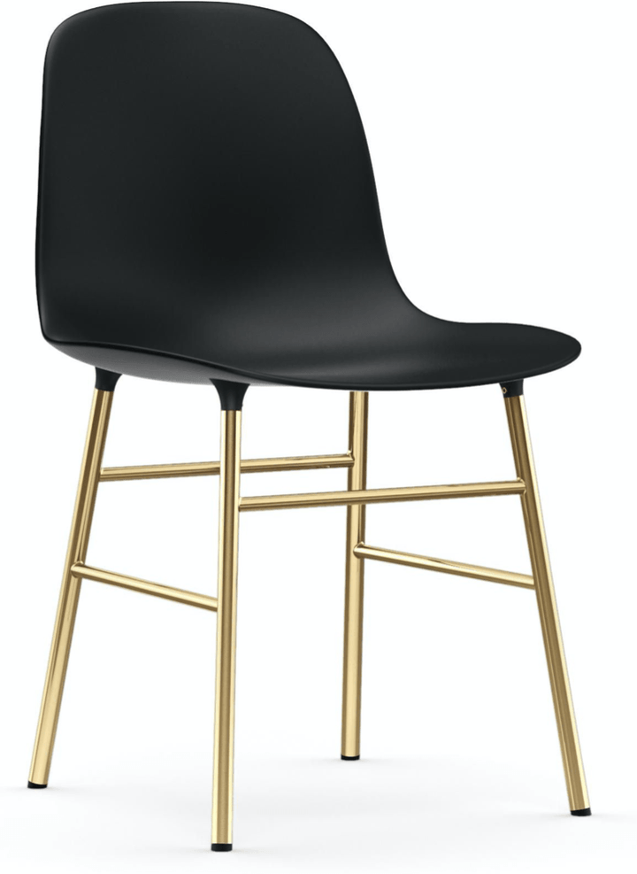 Form Chair - Brass - Normann Copenhagen - Chairs - Black - HORNE