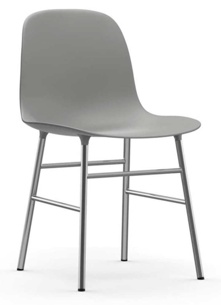 Form Chair - Chrome - Normann Copenhagen - Chairs - Grey - HORNE