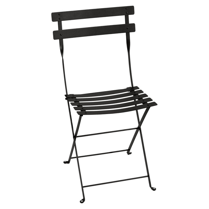 French Bistro Folding Chair - Set of 2 - Fermob - Outdoor Furniture - Liquorice - HORNE
