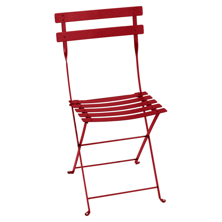 French Bistro Folding Chair - Set of 2 - Fermob - Outdoor Furniture - Poppy Red - HORNE