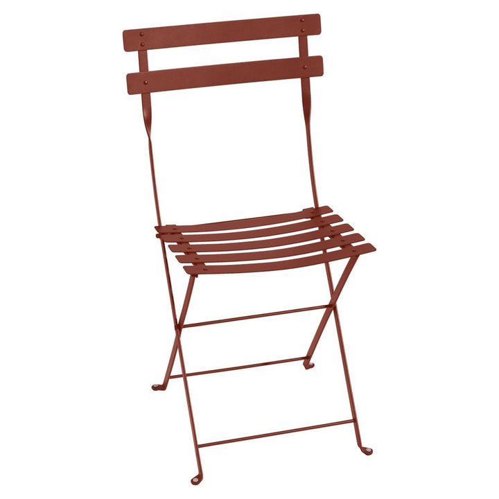 French Bistro Folding Chair - Set of 2 - Fermob - Outdoor Furniture - Red Ochre - HORNE