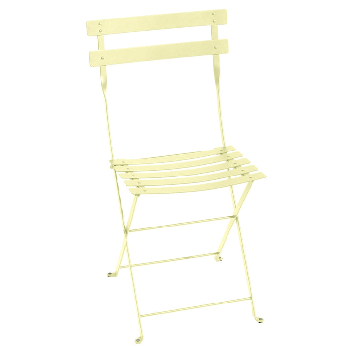French Bistro Folding Chair - Set of 2 - Fermob - Outdoor Furniture - Frosted Lemon - HORNE