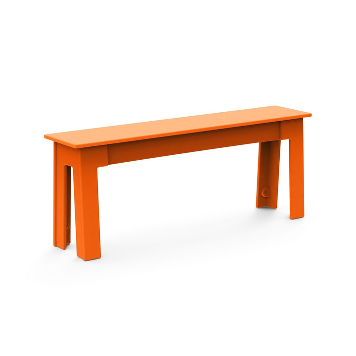 Fresh Air Bench - 48" - Loll Designs - Outdoor Furniture - Sunset Orange - HORNE