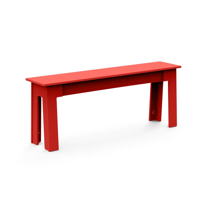 Fresh Air Bench - 48" - Loll Designs - Outdoor Furniture - Apple Red - HORNE