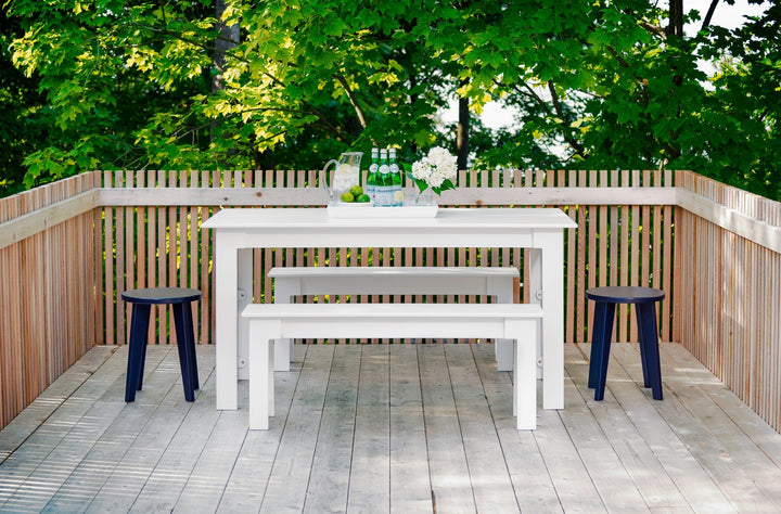 Fresh Air Bench - 65" - Loll Designs - Outdoor Furniture - Cloud White - HORNE