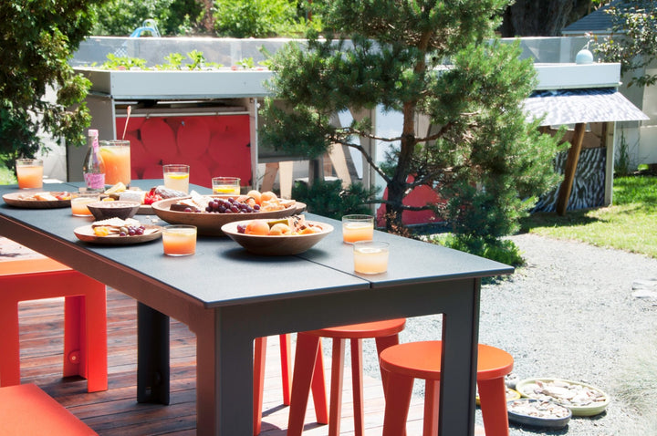 Fresh Air Table - 78" - Loll Designs - Outdoor Furniture - Cloud White - HORNE