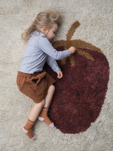 Fruiticana Tufted Rug - Ferm Living Rugs - Large - Strawberry - HORNE