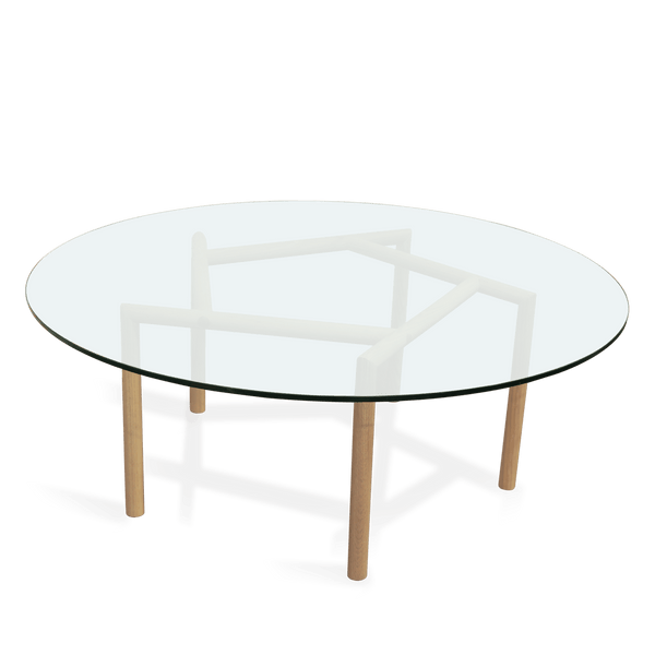 Gallagher Coffee Table - Tronk - Tables + Desks - Oak - Clear - HORNE