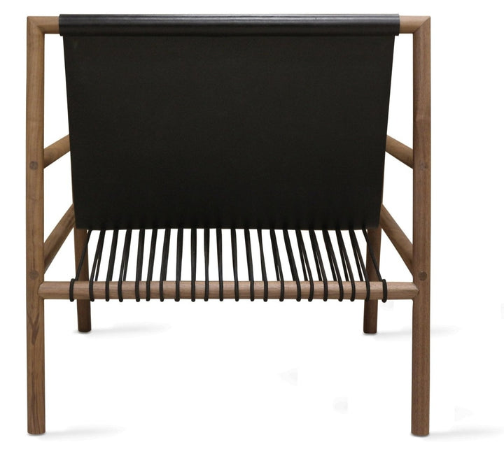 Gallagher Lounge Chair - Walnut - Tronk - Chairs - Black - HORNE