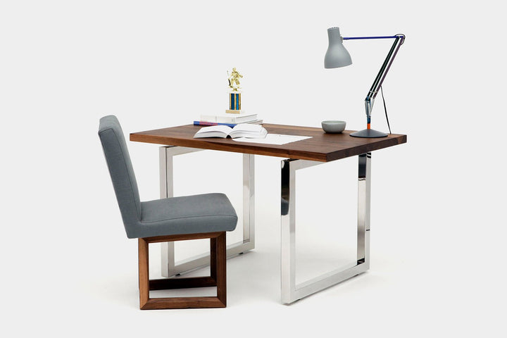 GAX 30 Writing Table - Artless - Desks - 48"W - Stainless Steel - Without Drawer - HORNE