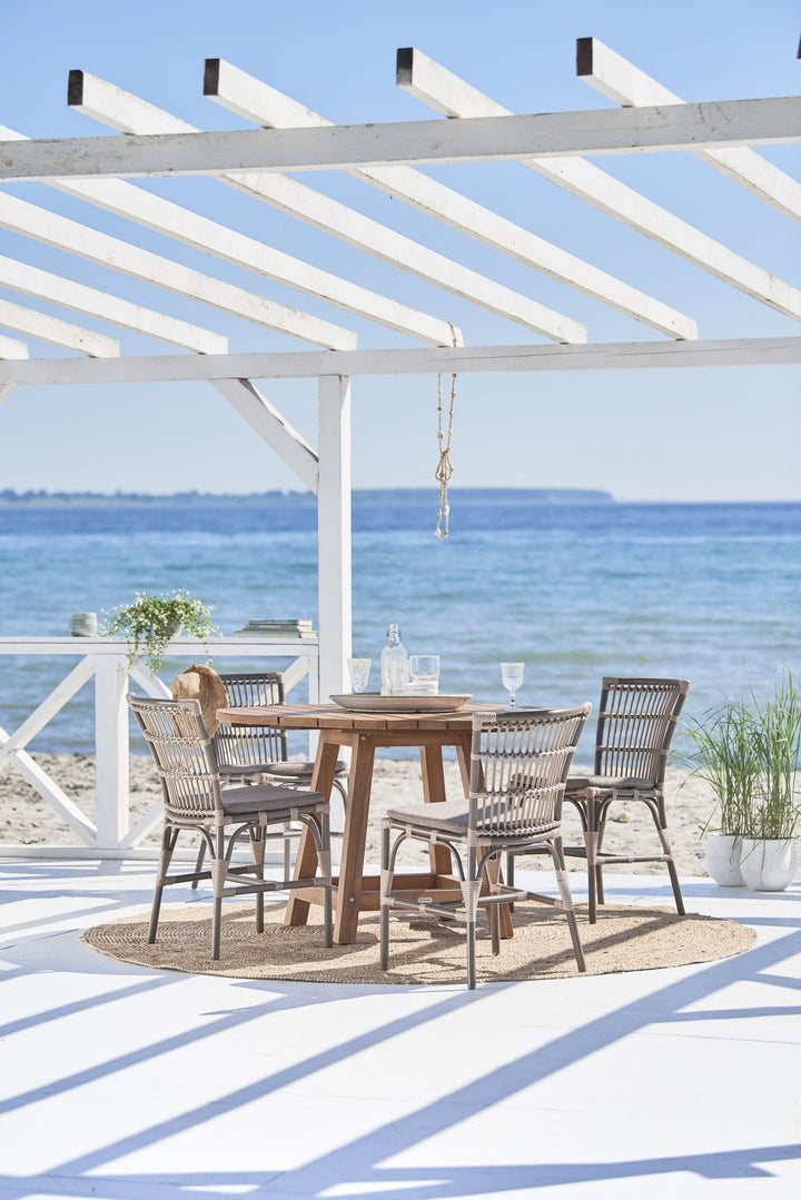 George Teak Round Table - Sika Design - Outdoor Furniture - Large - 63" - HORNE