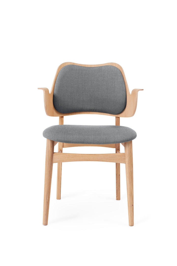 Gesture Dining Chair - Upholstered Back and Seat - Warm Nordic - Chairs - Canvas 134/ Oak - HORNE