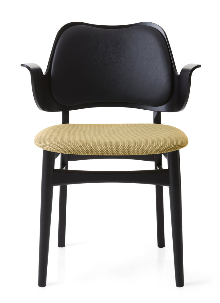 Gesture Dining Chair - Upholstered Back and Seat - Warm Nordic - Chairs - Merit 026/ Black Oak - HORNE