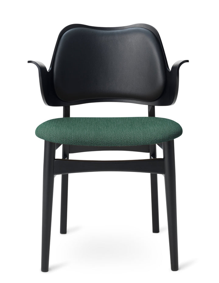 Gesture Dining Chair - Upholstered Back and Seat - Warm Nordic - Chairs - Sprinkles 974/ Black Oak - HORNE