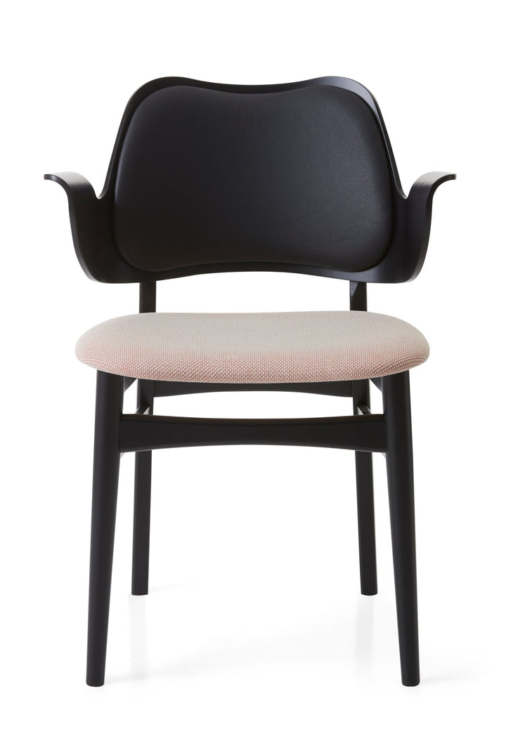 Gesture Dining Chair - Upholstered Back and Seat - Warm Nordic - Chairs - Merit 034/ Black Oak - HORNE