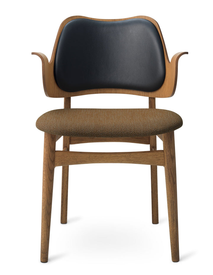 Gesture Dining Chair - Upholstered Back and Seat - Warm Nordic - Chairs - Sprinkles 274/ Teak - HORNE