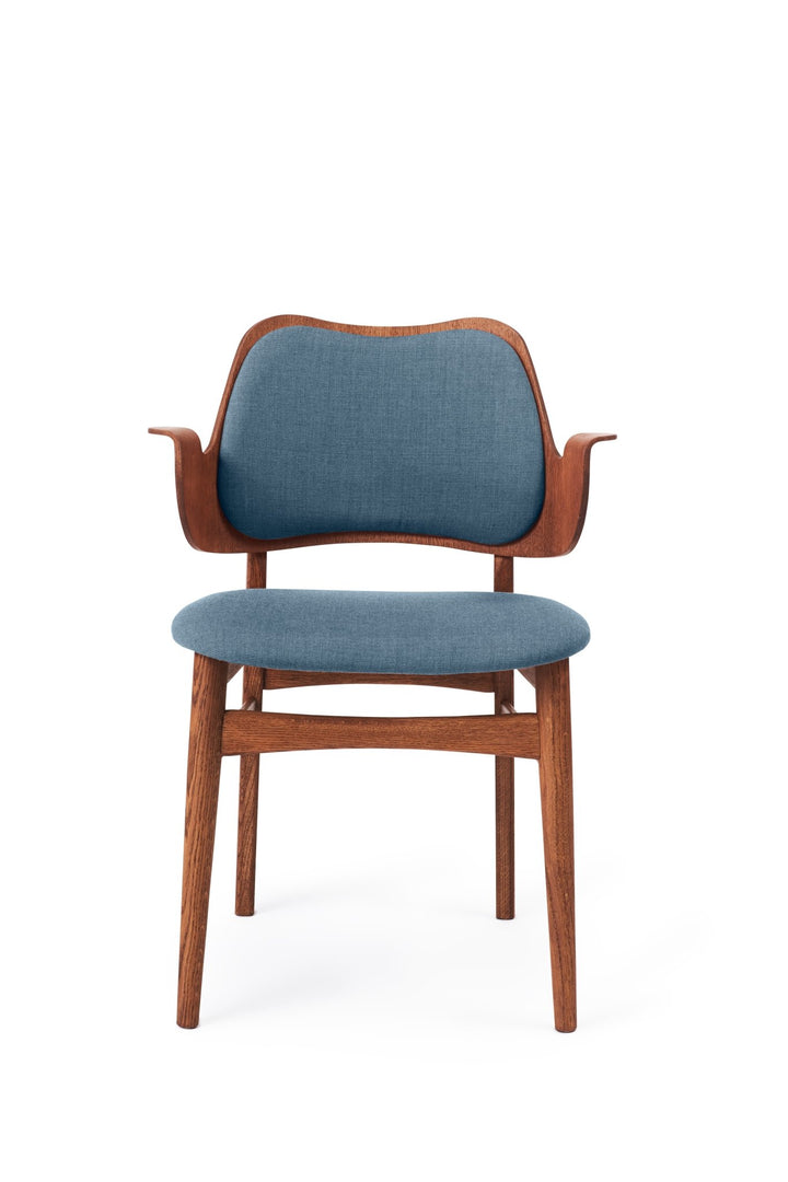 Gesture Dining Chair - Upholstered Back and Seat - Warm Nordic - Chairs - Canvas 734/ Teak Oak - HORNE