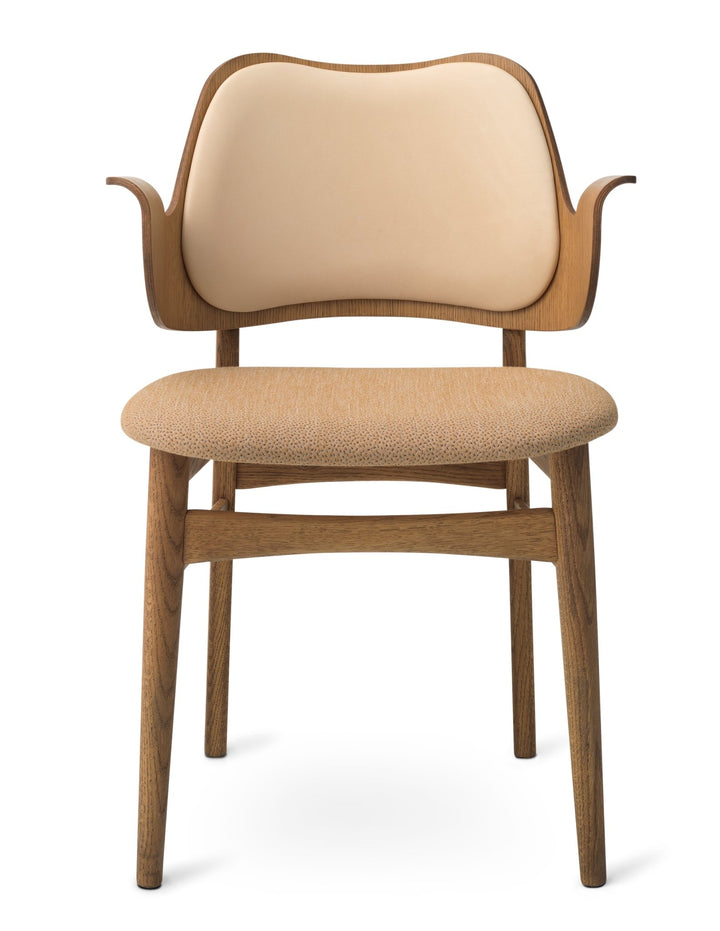 Gesture Dining Chair - Upholstered Back and Seat - Warm Nordic - Chairs - Sprinkles 254/ Teak - HORNE