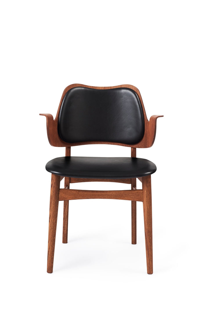Gesture Dining Chair - Upholstered Back and Seat - Warm Nordic - Chairs - Prescott 207/ Teak Oak - HORNE